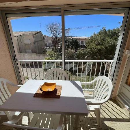T3 Climatise, 2 Chambres, Balcon, Parking, Proche Plage, Lave-linge - Fr-1-702-22 Lägenhet Agde